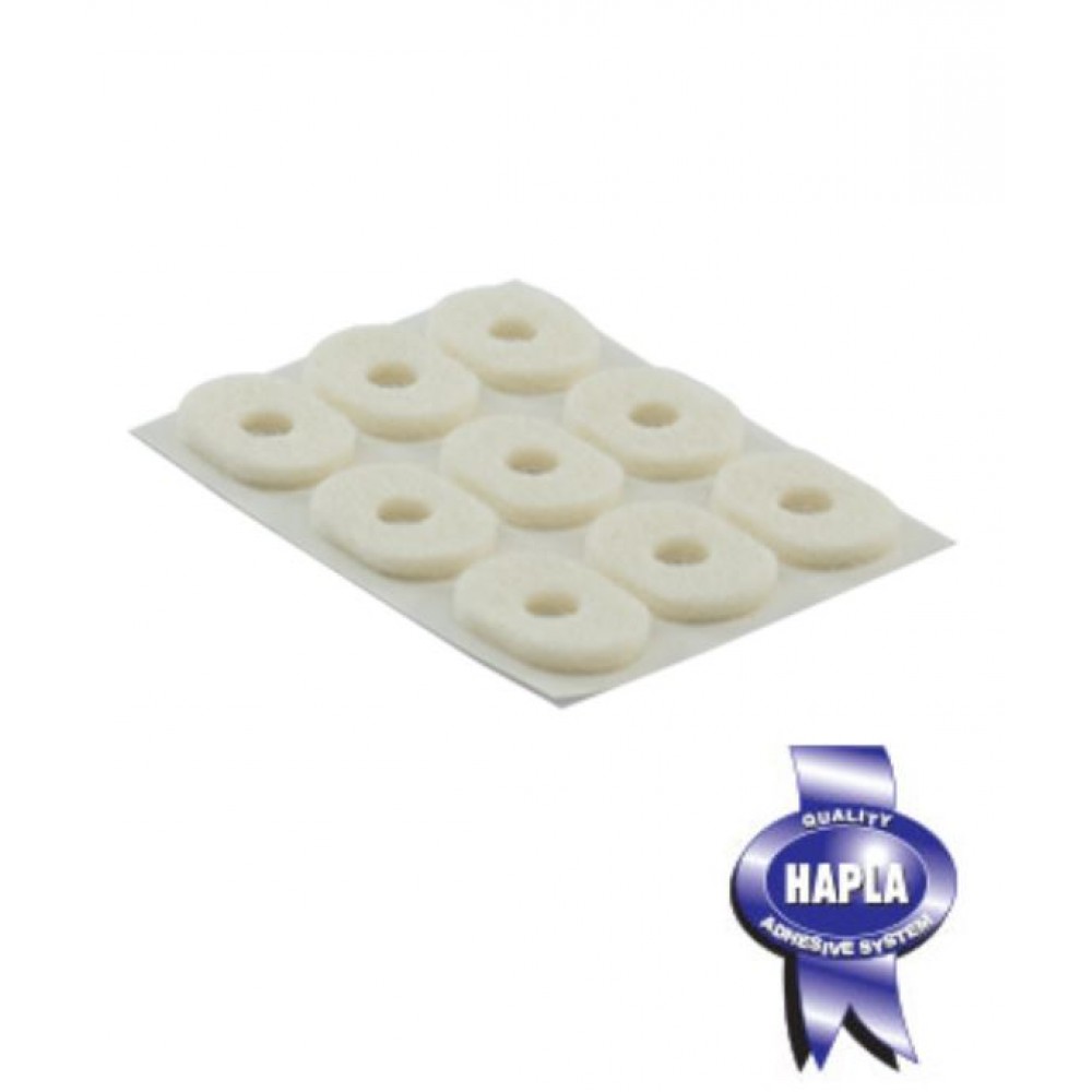 Hapla Felt Oval Corn Pads 3mm Pkt 36 Pressure Relief Pad Diabetic